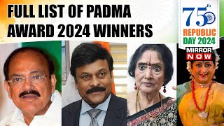 Padma Award 2024 Winners Check Full List Of Padma Shri Awardees For The Year Of 2024  Top News [upl. by Philip]