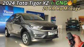 2024 Tata Tigor XZ CNG Full Detailed Review ♥️ Price amp Features Aab Bari Hai Tigor Ki Facelift [upl. by Perren332]