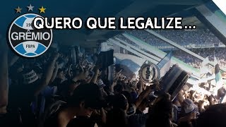 TORCIDA DO GRÊMIO CANTANDO EM ESPANHOL [upl. by Eneja525]