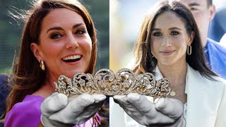 Tiara Why Kate and Meghan Will Never Wear Princess Dianas Iconic Wedding Tiara [upl. by Nahtanaj]