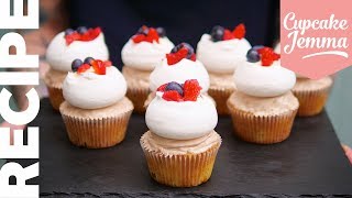 Fruity Mini Pavlova Cupcake Recipe amp Tutorial  Cupcake Jemma [upl. by Anaibaf]