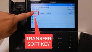 Mitel 6940  Transfer  Blind Unannounced Unsupervised [upl. by Kial771]