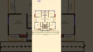 1500 sft 2 unit Floorplan caehomedesign home floorplan homedesign floorplan2 house [upl. by Montgomery]