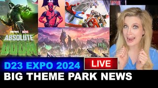 D23  Villains Land Avengers Infinity Defense Stark Flight Lab Fortnite Absolute Doom  BREAKDOWN [upl. by Jagir]