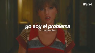 Taylor Swift  AntiHero Español  Lyrics  video musical [upl. by Yllet155]