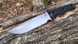 Benchmade Arvensis 119 Survival Bug Out Camping Knife  Fixed Blade [upl. by Llennahc]