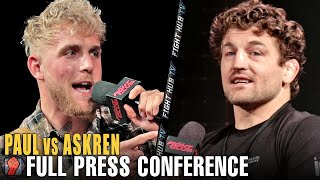 JAKE PAUL VS BEN ASKREN KICK OFF PRESS CONFERENCE [upl. by Sliwa]