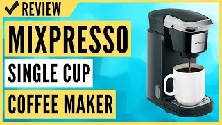 Mixpresso Single Cup Coffee Maker Personal Single Serve Coffee Brewer Machine Review [upl. by Hedges510]