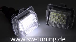 LED Kennzeichenbeleuchtung W204 S204 W212 W221 [upl. by Kreda]