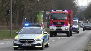 EUROMED Übung Polizei Hamburg eskortiert GW DekonP der BABZ Ahrweiler [upl. by Alexandria]