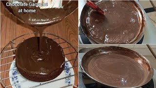 Perfect Chocolate Ganache Recipe with 3 ingredients Chocolate Syrup recipe [upl. by Hakceber]