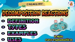 Photolytic decomposition reaction  class 10  Decomposition Reactions  decomposition reaction type [upl. by Leiuqeze]