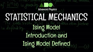 Statistical Mechanics  Ising Model  Introduction and Ising Model Defined [upl. by Adnahcir]