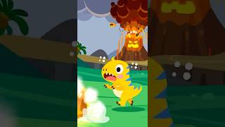 The Volcano is Erupting shorts dinosaurforkids [upl. by Sussna]