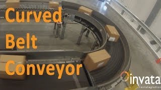 Curved Belt Conveyors  Invata Intralogistics [upl. by Vihs843]