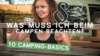 Freistehen CampingBasics die jeder Camper kennen sollte Richtig Parken Übernachten  Entsorgen [upl. by Rabma]