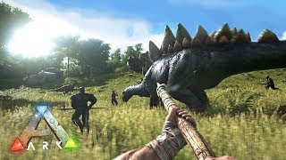 How to Get High Level Dino Spawns Ark Survival Evolved  level 150  120 [upl. by Armond279]