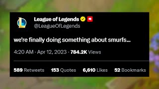 Riot FINALLY responds to smurfing [upl. by Maury117]