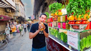 First Time in Syria 🇸🇾 14Hour SYRIAN STREET FOOD Tour in Damascus [upl. by Neufer646]