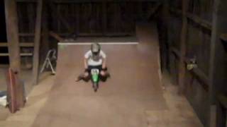 kawasaki 50 on halfpipe funny [upl. by Rubbico]