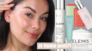 TESTING ELEMIS DYNAMIC RESURFACING PEEL AND MORE NEW SKINCARE  Beautys Big Sister [upl. by Cherise]