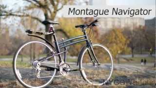 Montague Navigator Full Size Folding Bike Review [upl. by Ilanos]