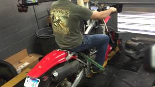 XR650R Dyno With 40mm Lectron [upl. by Chery54]