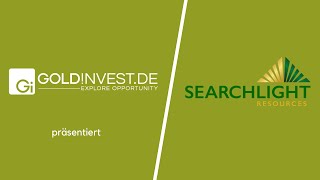 GOLDINVESTInterview Searchlight Resources [upl. by Neerahs153]