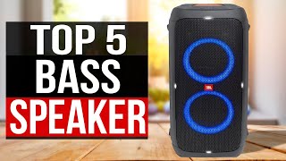 TOP 5 Best Bass Bluetooth Speaker 2024 [upl. by Licna790]