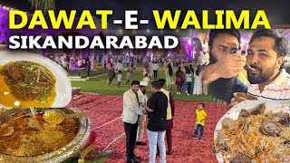 SIKANDRABAD WEDDING FOOD  MUSLIM SHADI KA KHANA  SIKANDRABAD KA MUSLIM DAWATEWALIMA EXOTIC FOOD [upl. by Ninnahc]