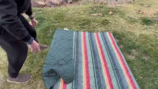 Pendleton Outdoor Packable Blanket Pearl Bay blanket picnic picnic [upl. by Lewse889]