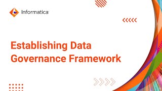 Establishing Data Governance Framework [upl. by Elcarim]