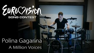 Polina Gagarina  A Million Voices KCDrums cover [upl. by Ttirrem778]