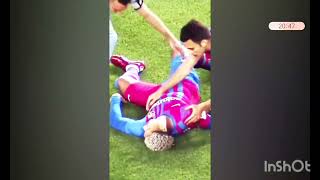 Araujo bad head injuryshortsplayersoccerfootballedits [upl. by Sidonnie]