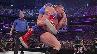 Brock Lesnar vs Kurt Angle WrestleMania XIX [upl. by Clie]