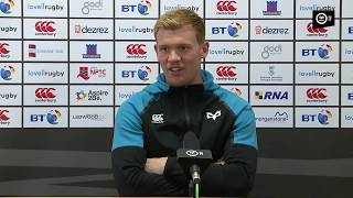 Ospreys TV Sam Cross on Leinster [upl. by Ahsienom]