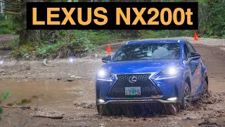 2015 Lexus NX200t F Sport  Off Road And Track Review [upl. by Nylodnewg]