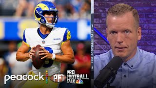 Stetson Bennett is a player to watch in Rams vs Chargers  Pro Football Talk  NFL on NBC [upl. by Dill]