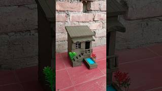 Amazing mud house making 🏠  clayhouse mudhouse craft [upl. by Quinby]