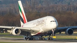 20 AIRBUS A380 LANDINGS and DEPARTURES  Airbus 380 compilation [upl. by Naoj954]