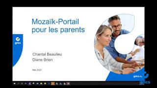 Découvrez le volet Parent de MozaïkPortail  Bootcamp enseignants [upl. by Meehan]