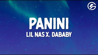 Lil Nas X  Panini Lyrics feat Dababy [upl. by Hadihsar]