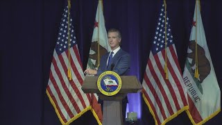 Newsom says states budget deficit has grown to nearly 32 billion [upl. by Oidgime]