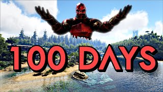 I Spent 100 Days on ARKS Island and Heres How it Went [upl. by Adda]