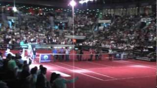 Julia Goerges vs Caroline Wozniacki winner ceremony 12  Porsche Tennis Grand Prix 2011 [upl. by Kleper825]