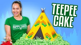 TeePee Cake amp HUGE ANNOUNCEMENT  How To Cake It [upl. by Aylad]