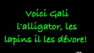 Gali lalligator merci de mavoir prêter la musique [upl. by Jehu]