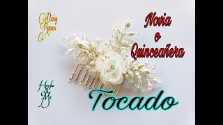 Tutorial Completo paso a paso de Tocado elegante👑45 [upl. by Bauske]