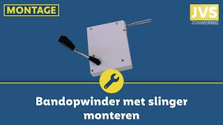 Montage Bandopwinder met slinger monteren [upl. by Etteoj]