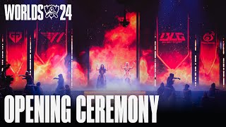 Worlds 2024 Finals Opening Ceremony Presented by Mastercard ft Linkin Park Ashnikko and More [upl. by Rusty]